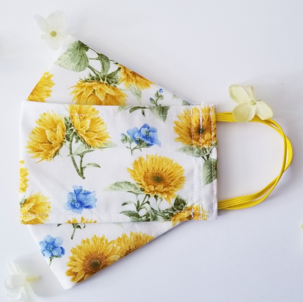 Sunflower face mask